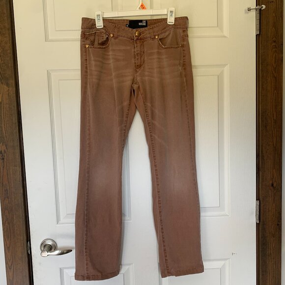 Love Moschino Brown Bootcut Jeans - Picture 1 of 12